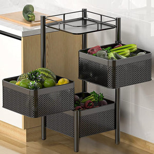 Counter Top Vegetable Metal Trolley By MATRIX