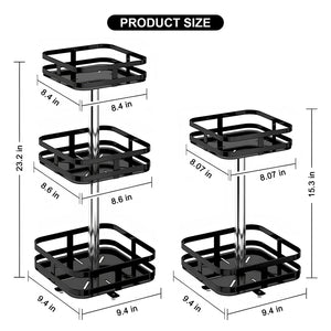 360° Rotatable Metal Storage Organizer by MATRIX