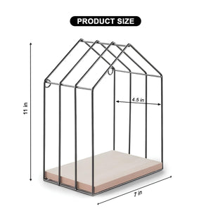 Hut Style Wall Shelf - Three Grills Style