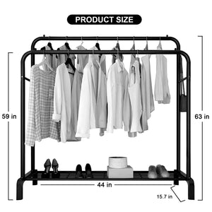 Double Pole Metal Cloth Stand By Matrix (B)