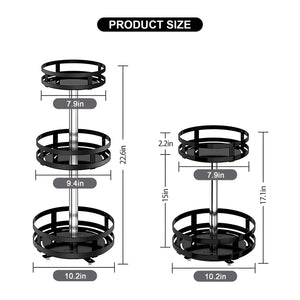 360° Rotatable Metal Storage Organizer by MATRIX