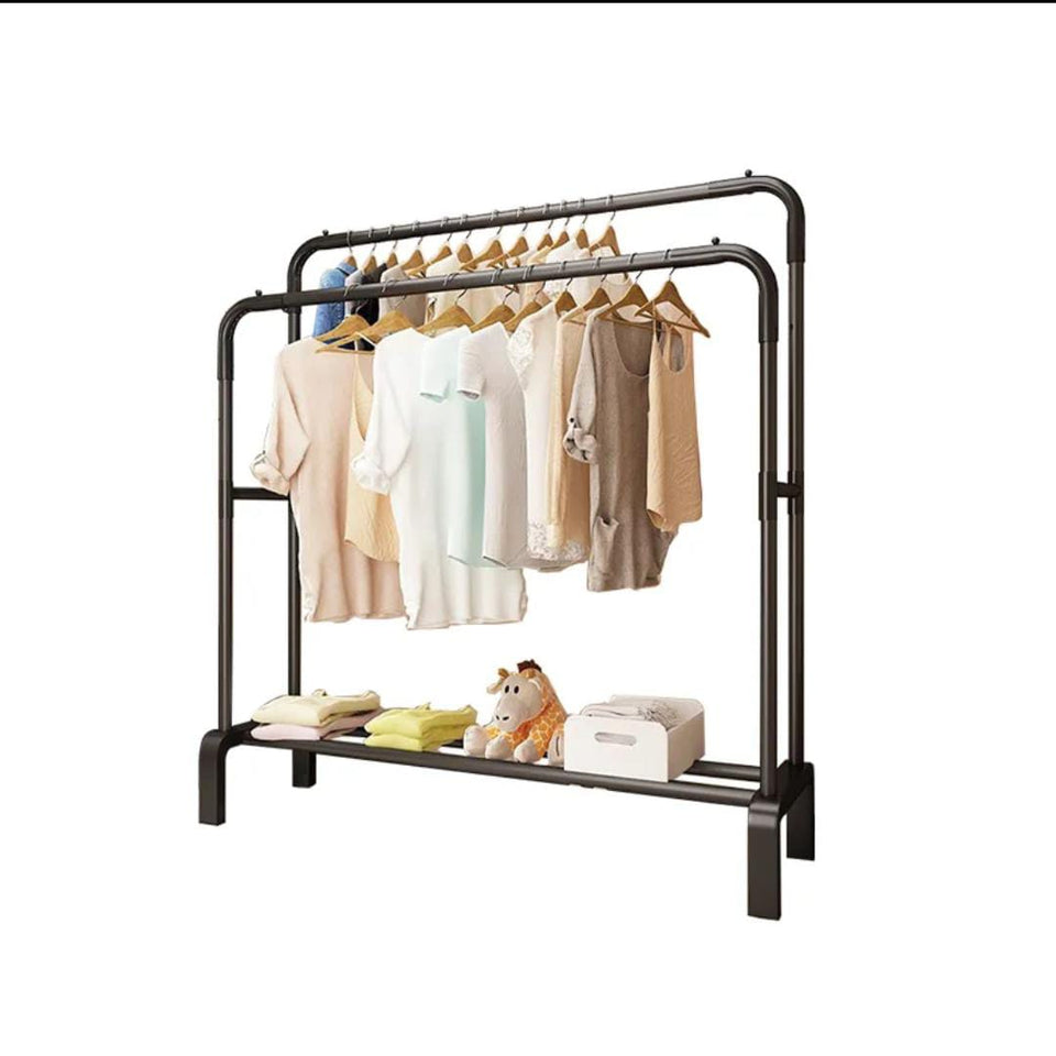 Double Pole Metal Cloth Stand By Matrix (B)