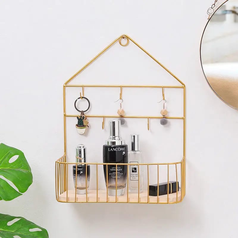 Creative Wall Mounted Shelf - Hooks