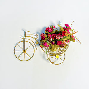 Bicycle Design Wall Basket For Home Decoration