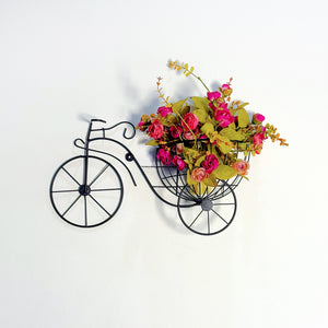 Bicycle Design Wall Basket For Home Decoration